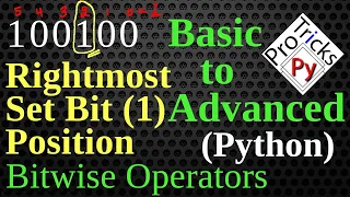 Find Position of Rightmost Set Bit Find the Right Most SET BIT of a Number Find first 1 Set Bit