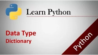 Python Tutorials 4 Data type Dictionary