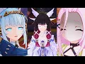 Lagu Columbina gets caught by Aino and Ineffa... (Genshin Luna I Cutscene)