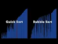 Epic Sorting Showdown Quick Sort vs Bubble Sort Animated Comparison