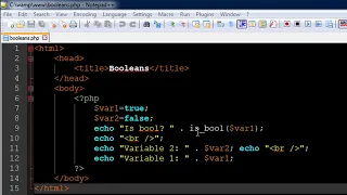 PHP MySQL Tutorial 16 Boolean Data Type YouTube