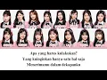 🩷 JKT48 Team Love '12 SECONDS (12 BYOU)' Lyrics Color Coded