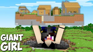 Download I found a GIANT GIRL with THE MYSTERY ISLAND in Minecraft  ! FLOATING MYSTERY ISLAND ! MP3