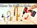 How to Drill Holes into Quartz Granite Counter