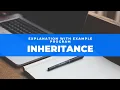 INHERITANCE and its types Java programming Tamil
