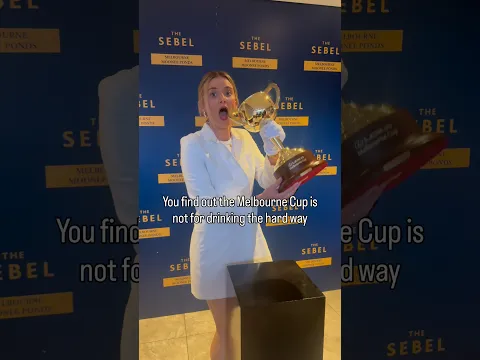 Who Was Going To Tell Me The Melbourne Cup Is Not Meant For Drinking? #funnyshorts #trophy #memes
