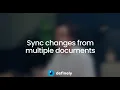 How to merge tracked changes from multiple documents into one master