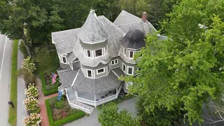 The Sinclair Inn Jericho VT - aerial footage