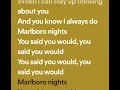 Download Lagu Marlboro Nights