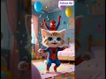 Download Lagu Cute cat dancing happily kospley becomes spiderman #cat #dance #cute #tranding