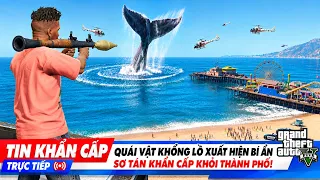 Tôi đã nhìn thấy một SINH VẬT KHỔNG LỒ văng tung tóe nước dưới đáy đại dương trong GTA 5 (Quái Vật)