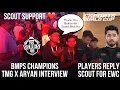 Download Lagu TMG x Team Aryan on SCOUT Support❤️ Reply on EWC Slot🇮🇳 BMPS 2025 Winner Interview