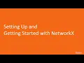 Data Visualization Projects in Python Setting Up and Getting Started with NetworkX packtpub com