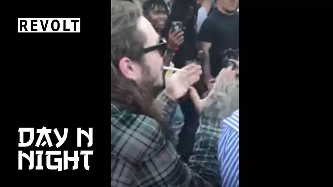 Post Malone Surprises Rich Chigga With A Birthday Cake & A Choir At Day N Night Fest Post Malone Surprises Rich Chigga With A Birthday Cake & A Choir At Day N Night Fest