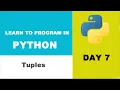 Day 7 - Python Tuples