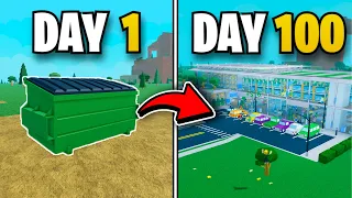I Survived 100 Days in Retail Tycoon 2.. | Roblox