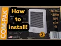 Cadet Com-Pak Fan Forced Heater 120 V Bathroom Install