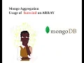 usage unwind on array mongo Series-5