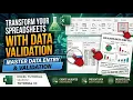 Transform Your Spreadsheets with Excel Data Validation Season 1 Tutorial 33