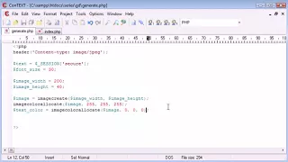 Beginner PHP Tutorial 165 Creating Captcha Image Security Part 2 YouTube 2017