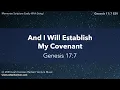 And I Will Establish My Covenant Genesis 17 7 ESV - a Bible memory verse song