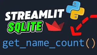 Streamlit SQLite Tutorial 7 Count and Group Data in Your Python Web App