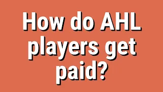 How do AHL players get paid