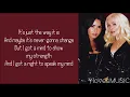 Lagu Christina Aguilera ft. Demi Lovato - Fall In Line (Lyrics)