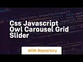 Css javascript owl carousel grid slider