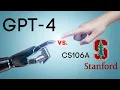 GPT-4 vs Stanford Python Course Code in place CS106A