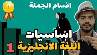 اساسيات اللغة الانجليزية من الصفر حلقة 1 اقسام الجملة Learn English 