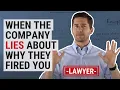 The Law Behind Fake Reasons for Firing Pretextual Terminations