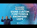 LIVE Demo Dare Sigma Custom Functions Snowpark UDFs
