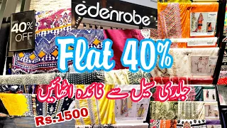 edenrobe flat 40 sale on nayab collection 2021 edenrobe sale with prices