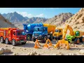 Cool Construction Vehicles Dig and Work – Toy Trucks for Kids