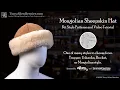 How to Make a Sheepskin Mongolian Hat Kit Style Fur Hat Patterns Shearling hat pattern Tutorial