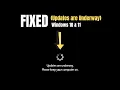 How to FIX Updates are Underway Please Keep your Computer on Windows 10 11