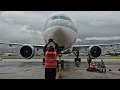 Marshalling & pushback for Qatar Airways (Boeing 777-300) #pushback  #takeoff  #aviation  #boeing777