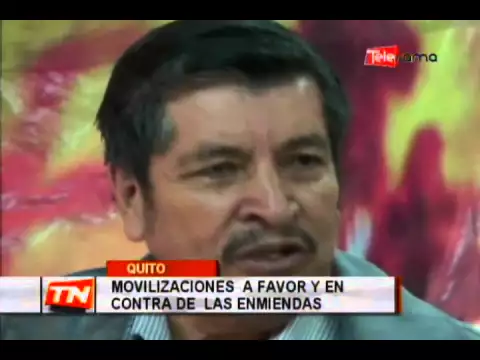 Movilizaciones a favor y en contra de las enmiendas