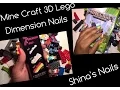Mine Craft Lego Themed 3D Dimension Nails Castle Rock