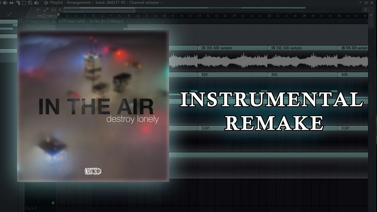 How "IN THE AIR" by Destroy Lonely was made (Instrumental Remake)