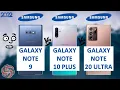 SAMSUNG NOTE 9 VS NOTE 10 PLUS VS NOTE 20 ULTRA