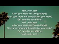 H.E.R - Racks ft. YBN Cordae (lyrics)