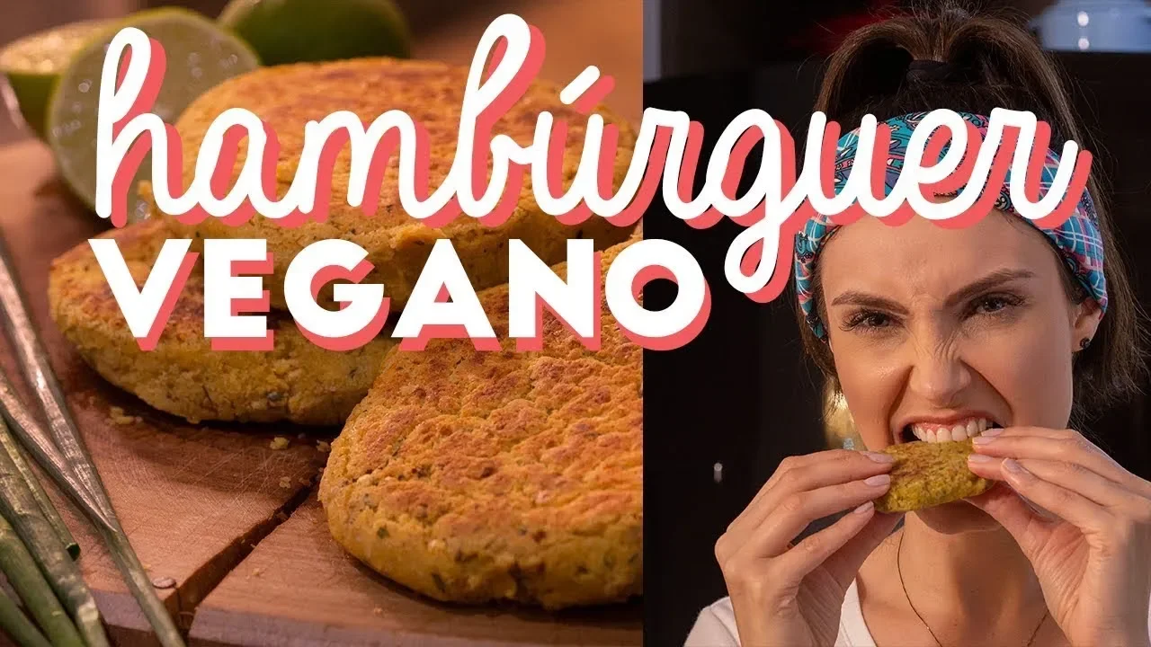 O hambúrguer de grão-de-bico é muito nutritivo, saboroso e crocante, inclusive pode ser preparado co. 