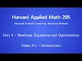 Harvard AM205 4 1 - Introduction to nonlinear equations and optimization