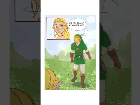 Zelda reacts to the Hero of Time Set