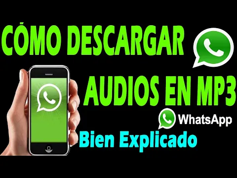 Download MP3 HOW TO DOWNLOAD WHATSAPP AUDIO ON YOUR CELL PHONE IN MP3 📱🎶 Updated and Well Explained 👌🏻