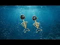 Wire Wrapped Fishbone Earrings Artistic Jewelry Tutorial with Gemstone Accent