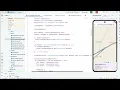 Live Location Tracking with real time movement in flutter google map
