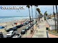 4K Oceanside CA Explore Surf Town USA The Strand Pier Coast Hwy 101